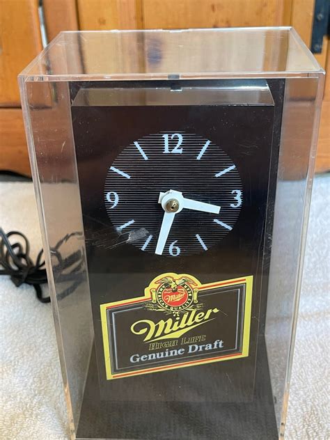 Vintage Miller High Life Beer Lighted Clock Etsy