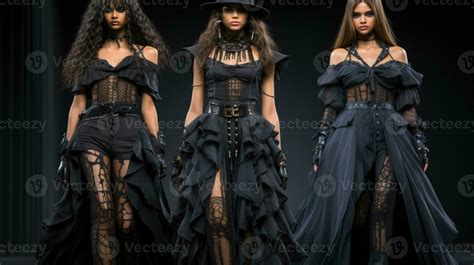 Halloween costume fashion show. Generative AI 30709975 Stock Photo at ...