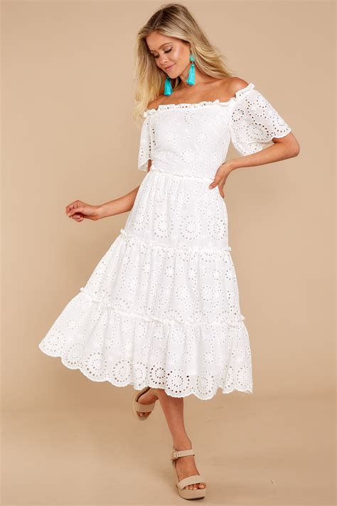 White Eyelet Dress Dresses Images 2022