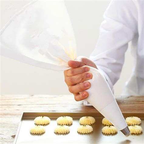 Hariumiu Kitchen Reusable Pastry Piping Bags Canvas Cake Decorating