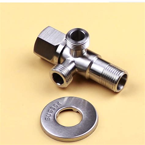 SUS 304 Stainless Steal 2 Way Angle Valve Explosion Proof Valve Double