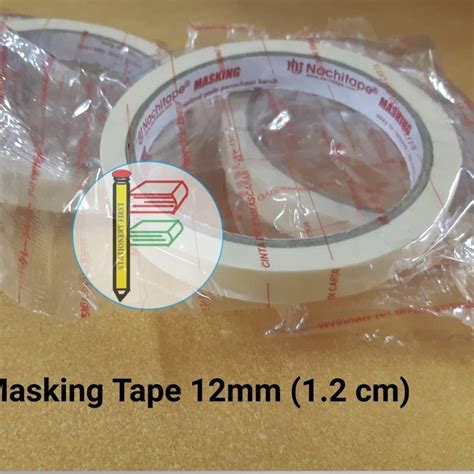 Jual Masking Tape Lakban Plakban Kertas Nachi Mm Inch Cm