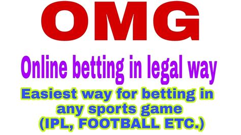 Online Betting In Legal Way Best App For Betting Make Money By