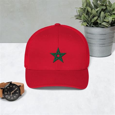 Cap Morocco Hat Flag Moroccan Best Gift For a Moroccan | Etsy