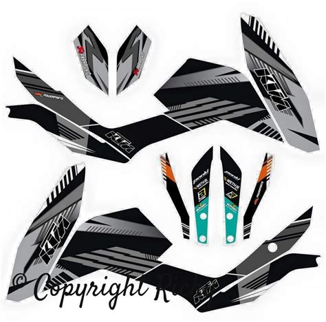 KTM Duke Custom Decals Graphics New Custom Design Graphics KTM Duke