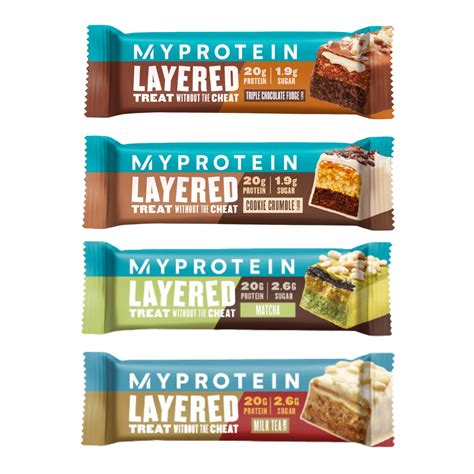 Myprotein Layered Protein Bar 1 X 60g Cookie Crumble MyFITBOX