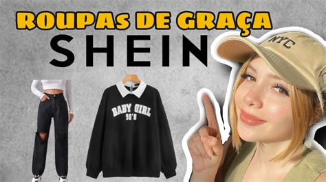 ROUPAS GRÁTIS NA SHEIN TUTORIAL YouTube