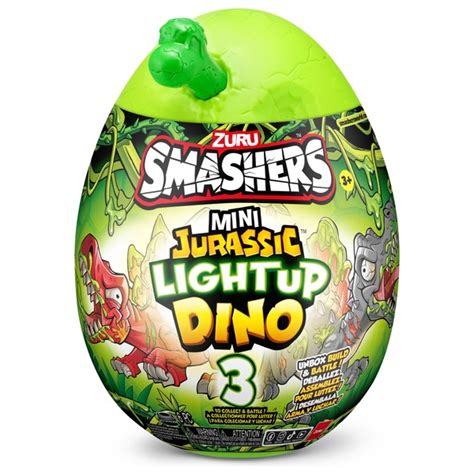 Smashers Mini Jurassic Light Up Dino Egg By Zuru Smyths Toys Uk