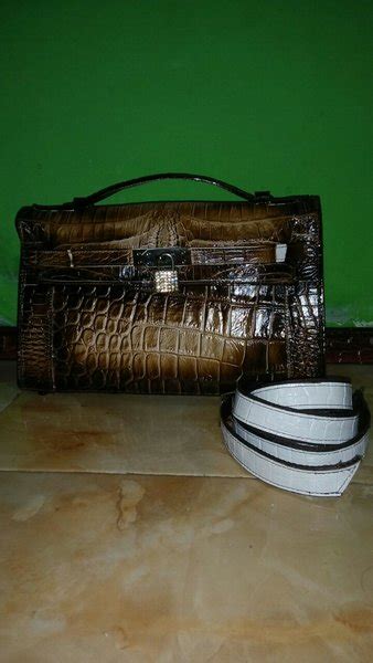 Jual Tas Kulit Buaya Asli Papua Di Lapak Khaura Pearl Lombok Bukalapak