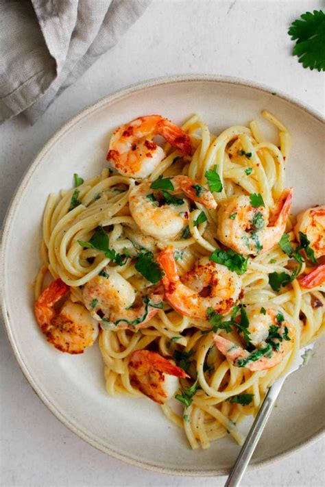 Spicy Parmesan Shrimp Pasta