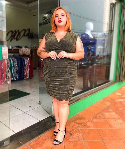 Vanessa Vandort Plus Size On Instagram Vestido MUSO De Lurex