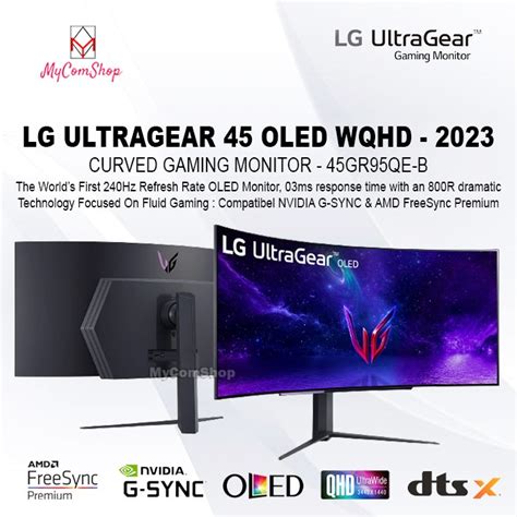 45 UltraGear™ OLED Gaming Monitor 45GR95QE-B LG USA, 41% OFF