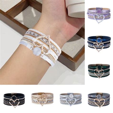 Bracciale Rigido Da Donna Con Polsino Largo Per Adulti Bellissimo