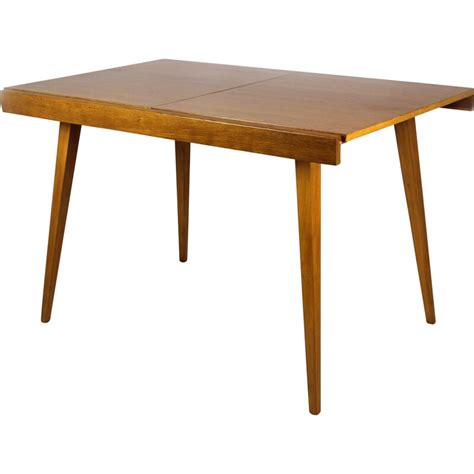 Table à repas pliante en chêne de František Jirák pour Tatra 1960