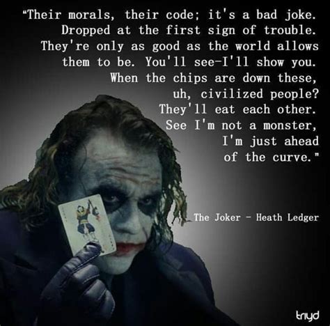 Pin By William Cross On Cute Wolf Club Quotes Heath Ledger Joker