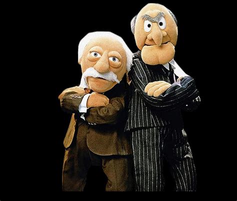 Statler And Waldorf Poster Vintage Painting By Carlie Alexander Fine