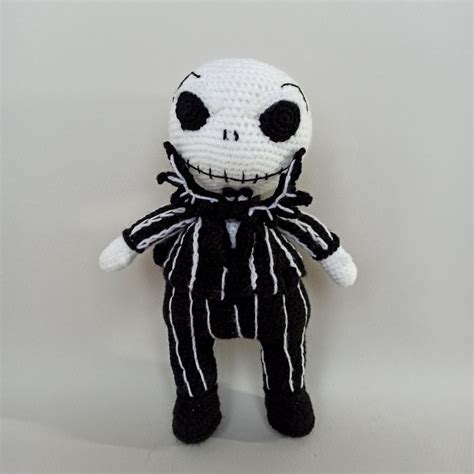 Jack Skellington Crochet Doll Pattern Nightmare Before Etsy