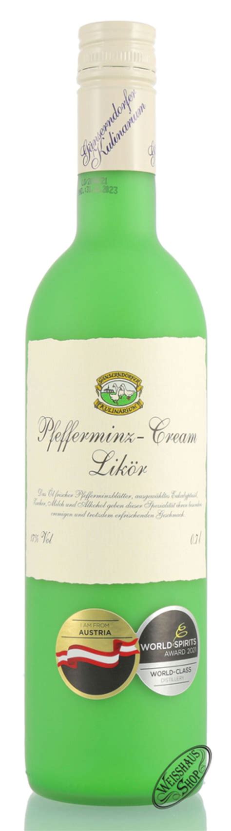 Auersthaler Crema Di Liquore Alla Menta Vol L Weisshaus Shop