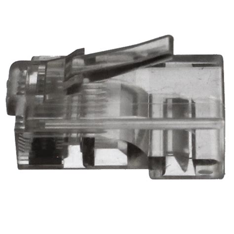 RJ45 коннектор (обжимной) без вставки 10шт купить в ОГО! | 327683 ...