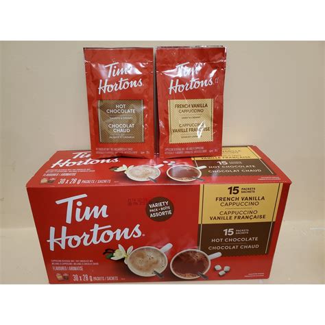 Tim Hortons French Vanilla Hot Chocolate Sachet 28g Imported From CANADA Shopee Philippines