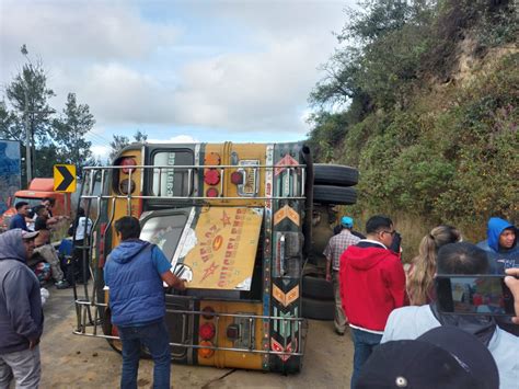 M S De Heridos Deja Accidente De Bus Extraurbano En Ruta Interamericana