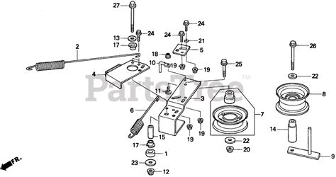 Honda H1011 Sa Mzaw Honda Riding Mower Made In Usa Sn Mzaw 6000001 Mzaw 6100000