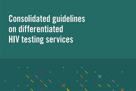 Consolidated Guidelines On Differentiated HIV Testing Services PrEPWatch