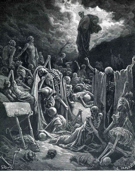 The Vision Of The Valley Of Dry Bones Gustave Dore Valley Of Dry