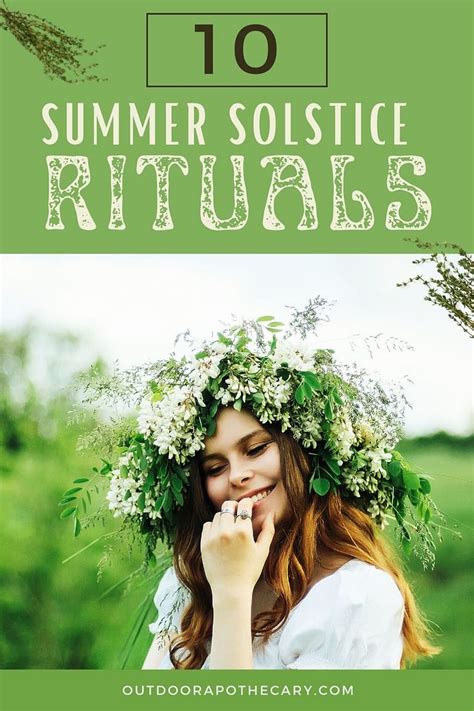 10 Beautiful Rituals For Summer Solstice - The Outdoor Apothecary