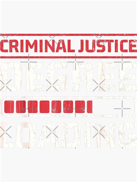 Criminal Justice Degree Loading Sticker For Sale By AnimeMarkid