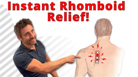 Instantly Fix Rhomboid Pain Release Strengthen YouTube