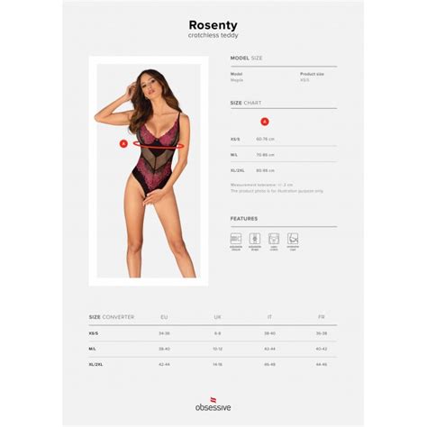 Rosenty Body Ouvert Noir