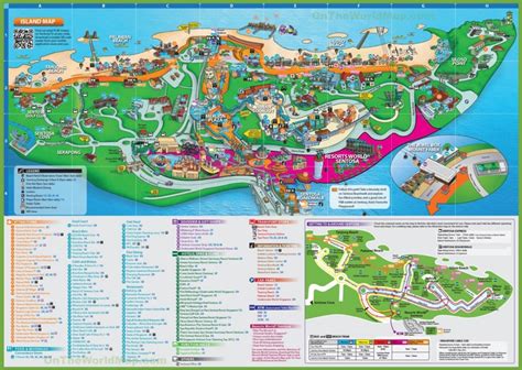 Sentosa island map - Ontheworldmap.com