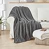 Amazon Longhui Bedding Acrylic Cable Knit Sherpa Throw Blanket