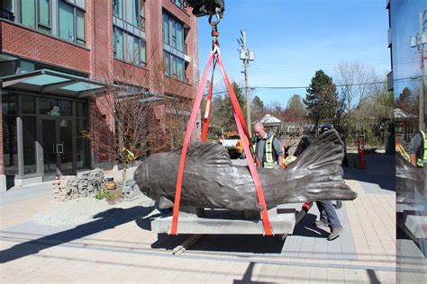 Salmon Sculpture Sanderson Concrete