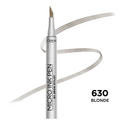 L Oreal Paris Brow Stylist Micro Ink Pen Blonde Fl Oz Kroger