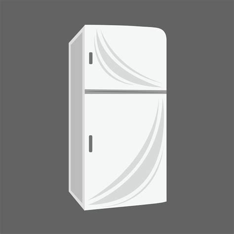 Ilustración del hogar del refrigerador Vector Premium