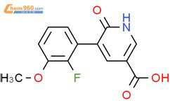 5 2 Fluoro 3 Methoxyphenyl 6 Oxo 1H Pyridine 3 Carboxylic Acid