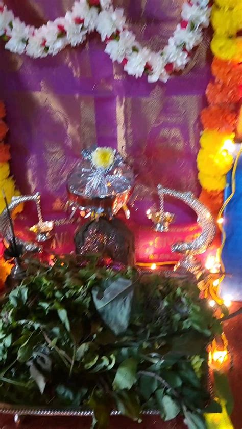 vinayaka chavithi pooja decoration