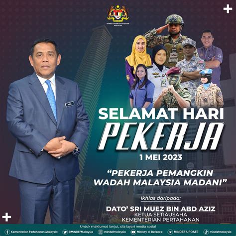 MINDEF Malaysia On Twitter Selamat Menyambut Hari Pekerja 2023 Terima