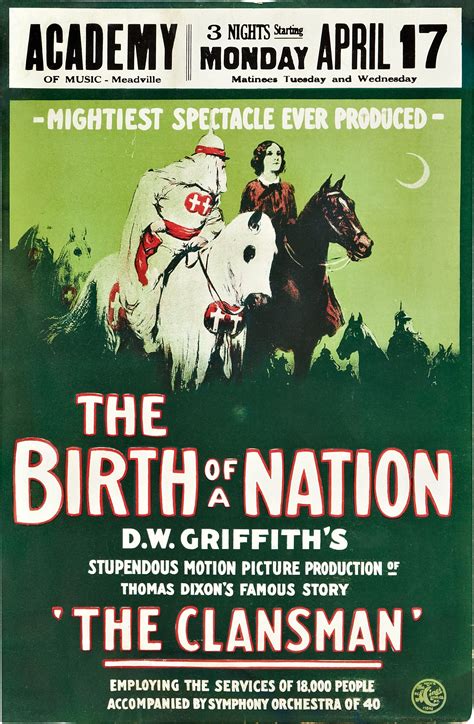 El nacimiento de una nación The Birth of a Nation 1915 C rtelesmix