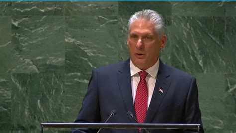 Cuba Discurso De Miguel D Az Canel Berm Dez En La Asamblea