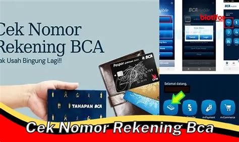 Mudah Cek Nomor Rekening Bca Transaksi Aman Dan Nyaman Biotifor