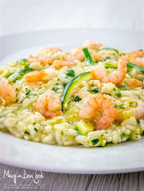 Risotto Zucchine E Gamberetti Semplice E Velocissimo Mangia Bevi