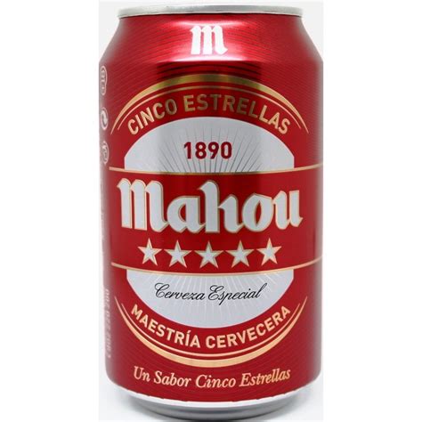 Cerveza Mahou 5 Estrellas Lata 33cl Online