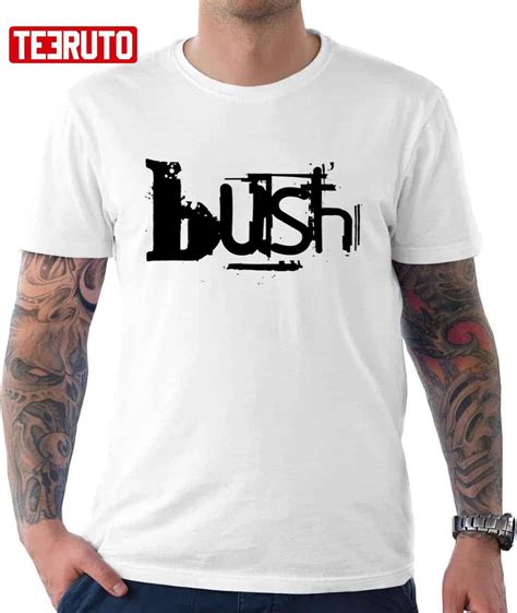 Official Bush Band Logo Black Unisex Hoodie - Teeruto