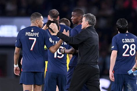 Luis Enrique Et Mbapp Surmotiv S Le Psg Pr T L Exploit Foot