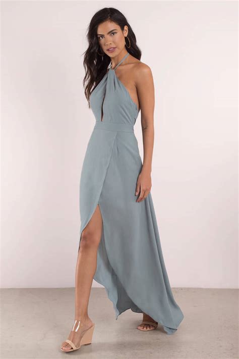 Mauve Dress Keyhole Dress Backless Dress Sleeveless Maxi Dress