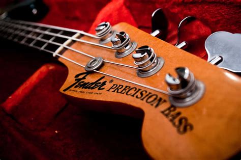 Download Fenber Bass Guitar Precise Photography Wallpaper