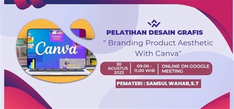 Beli Tiket Pelatihan Training Desain Grafis With Canva Online